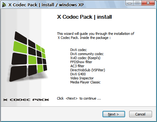 XP Codec Pack-XP Codec Pack流媒体播放下载 v2.6.8官方版