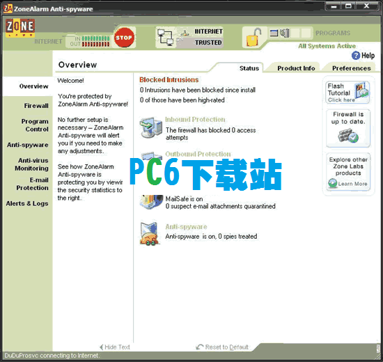 ZoneAlarm Anti-Spyware下载 7.0.302.000
