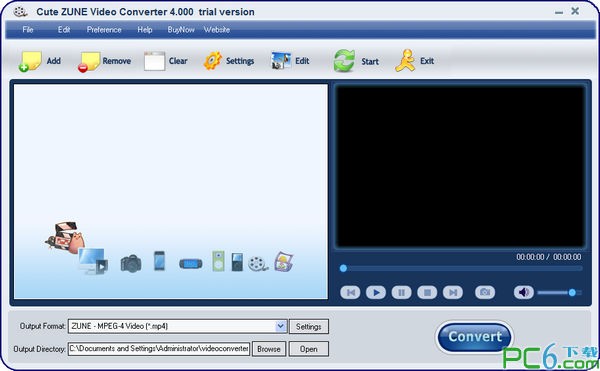 Zune视频转换器(Cute Zune Video Converter)下载 v4.0官方版