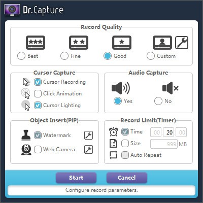 Dr.Capture(简单屏幕录像软件)