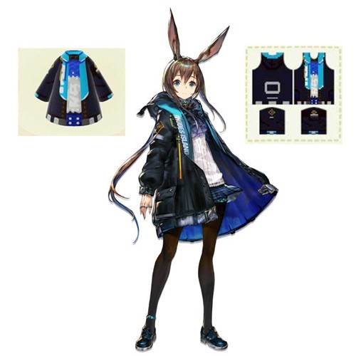 集合啦动物森友会明日方舟阿米娅服装QR码下载 -集合啦动物森友会QR码