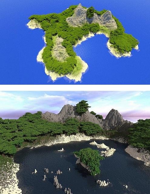 我的世界热带岛屿地图存档下载