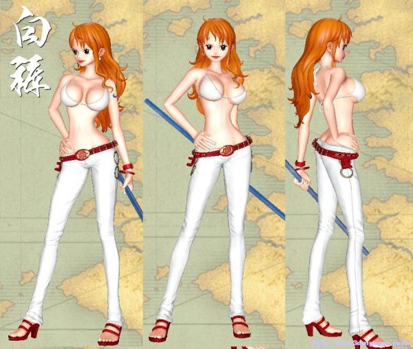 海贼无双3娜美白裤淋湿版mod下载 -海贼无双3娜美mod下载