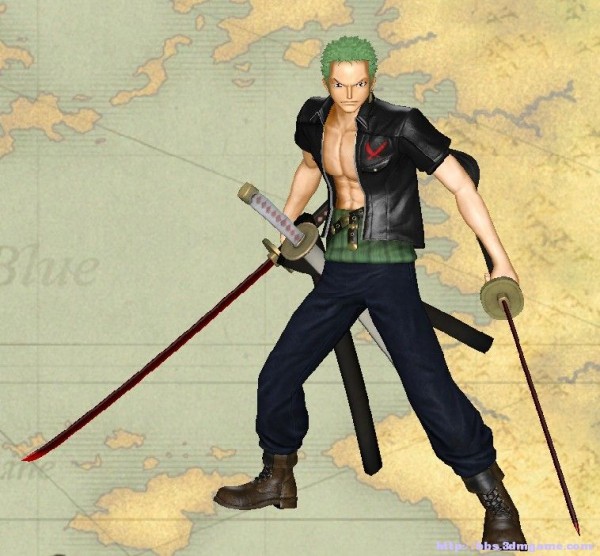 海贼无双3索隆(两年前)服装mod下载 -海贼无双3索隆mod下载