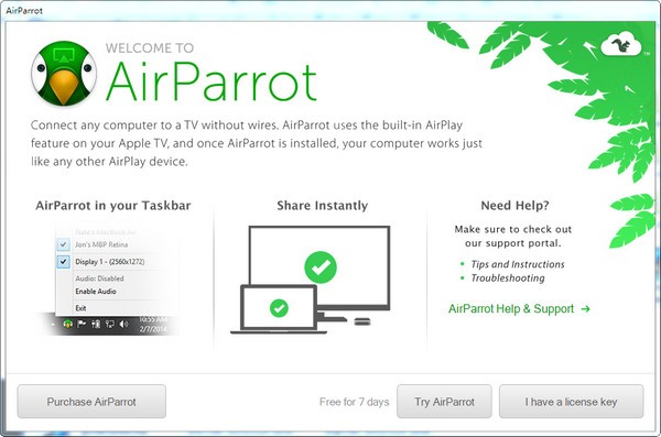 PC传屏工具(AirParrot)下载 1.2.1.0官方版