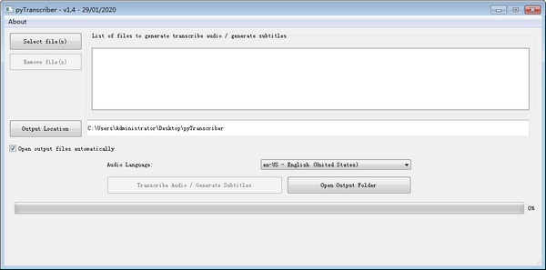 pyTranscriber(影片语音转字幕工具)下载 v1.4免费版