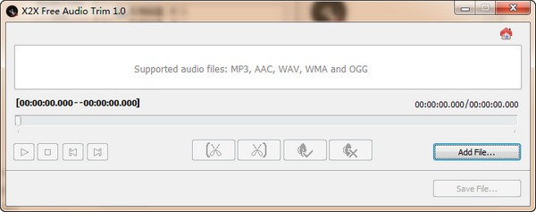 音频剪辑软件(X2X Free Audio Trim)下载 v1.0绿色免费版
