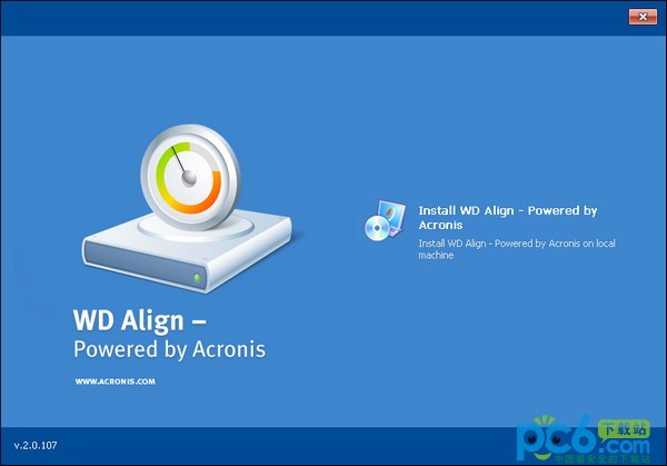 西数硬盘4k对齐工具(WD Align Utility)下载 2.0.107官方版