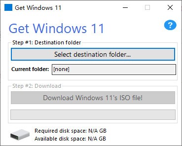 Get Windows11(Win11 iSO镜像下载工具)下载 v1.0绿色版