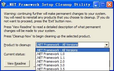 .NET Framework Cleanup Utility下载 (清除.NET组件)