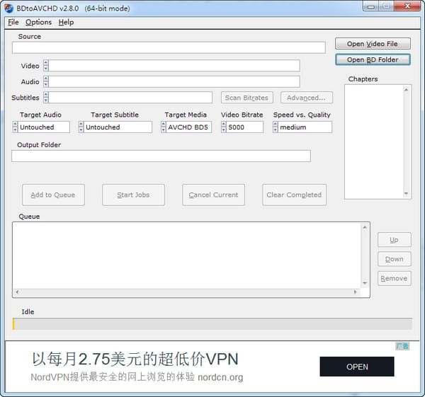 视频压缩软件(BDtoAVCHD)下载 v3.0.1免费版