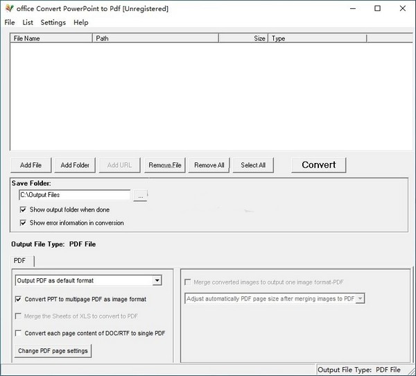 office Convert PowerPoint to Pdf(PPT转PDF转换器)下载 v6.5官方版