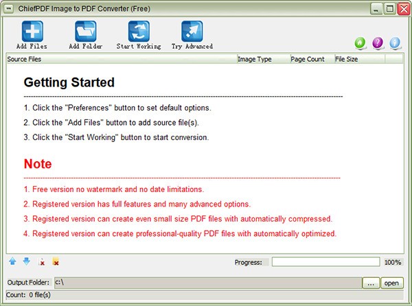ChiefPDF Image to PDF Converter Free(图片文件格式转换工具)下载 v2.0官方版