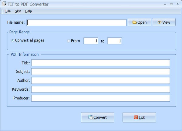 PDFArea TIF to PDF Converter(TIF转PDF转换器)下载 v9.0免费版