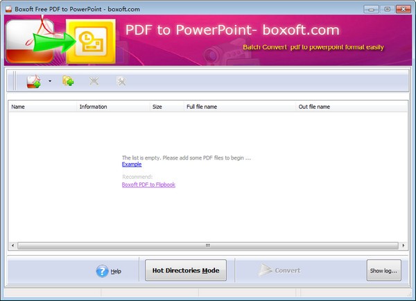 Boxoft Free PDF to PPT(PDF转PPT软件)下载 v3.2官方版