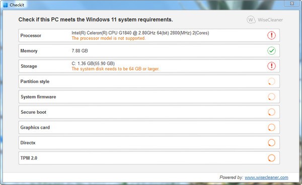 Checkit-Checkit(Windows 11检测工具)下载 v1.0.6.24官方版