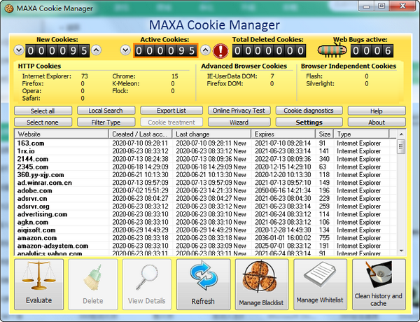 MAXA Cookie Manager下载 v5.3.0.4官方版