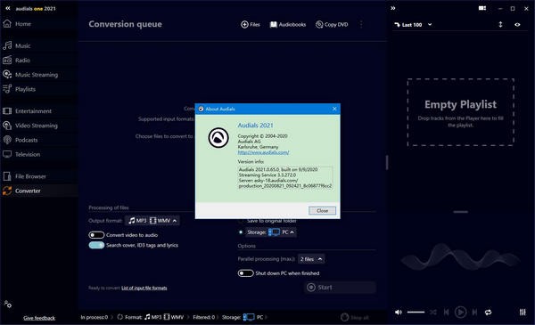 Audials One Platinum(音乐管理工具)