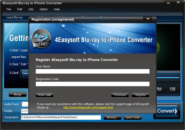4Easysoft Blu-ray to iPhone Converter(蓝光转iPhone转换器)下载 v3.1.36官方版