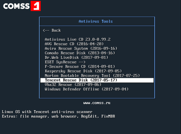 COMSS Boot USB下载-COMSS Boot USB(WinPE杀毒工具包)下载 v2019.05免费版