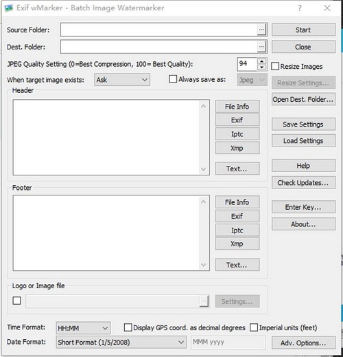 Exif wMarker(图片批量处理工具)