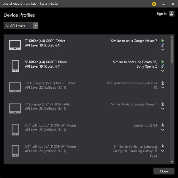 win10模拟器visual studio emulator for android下载 1.0.5官方版