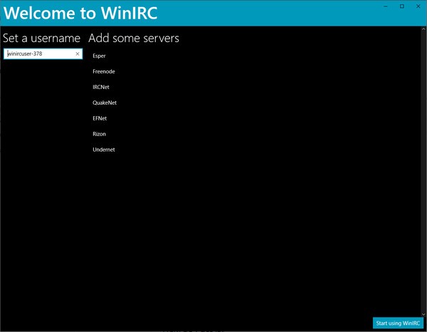 WinIRC(网络通信聊天软件)下载 v1.6.0.0官方版