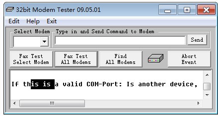 32bit Modem Tester数据分析软件下载 v10.02.01绿色版-数据分析