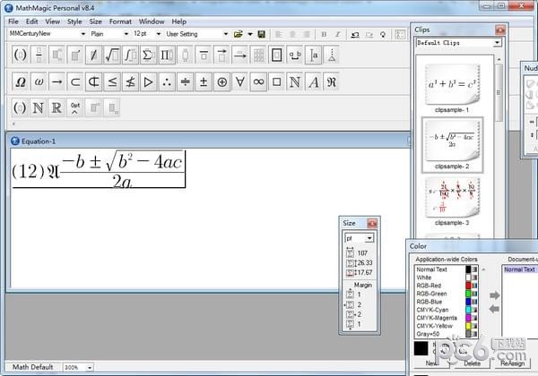 数学公式编辑器下载-MathMagic pro(数学公式编辑器)下载 v8.42官方版