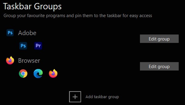 Taskbar Groups-Taskbar Groups(任务栏整理工具)下载 v0.2免费版
