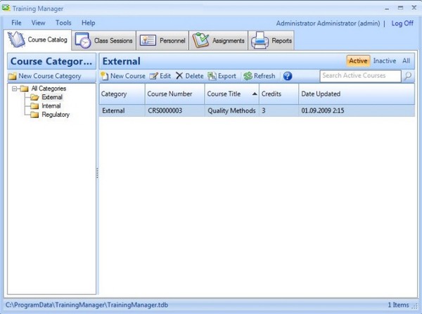 Training Manager(多功能管理软件)
