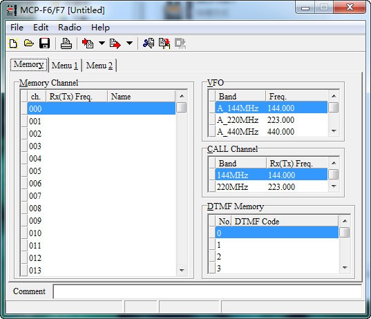 建伍TH-F6A对讲机写频软件下载 官方版