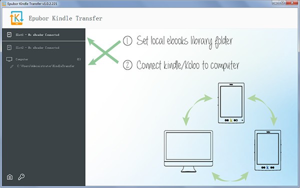 Epubor Kindle Transfer(电子书格式转换工具)下载 v1.0.2.221官方版