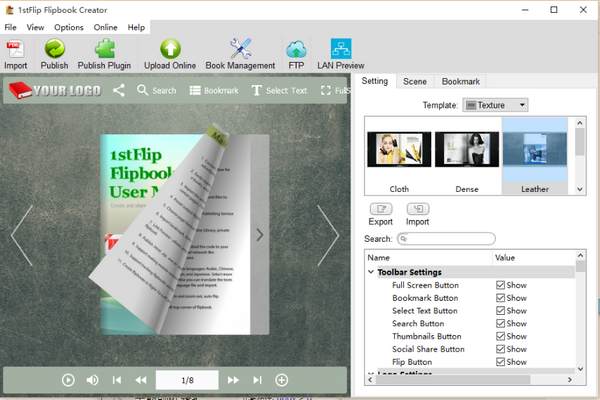 1stFlip FlipBook Creator-1stFlip FlipBook Creator(电子书制作工具)下载 v2.7.3官方版