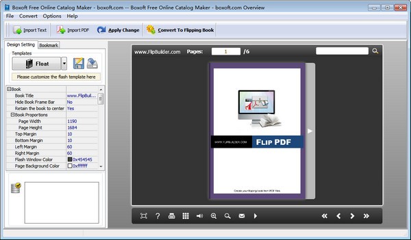 Boxoft Free Online Catalog Maker(电子书制作工具)下载 v3.0官方版