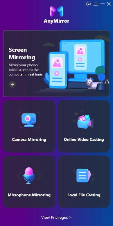 AnyMirror-AnyMirror(镜像投屏工具)下载 v1.0.0官方版