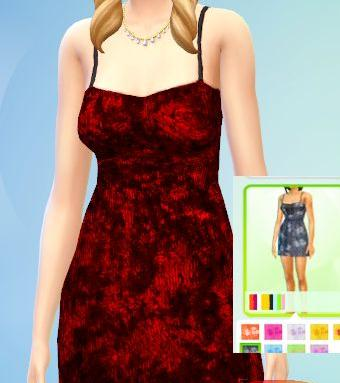 模拟人生4红色裙子mod下载