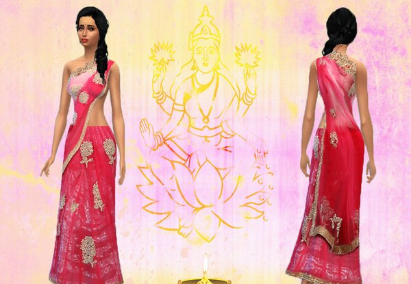 模拟人生4印度风女裙下载