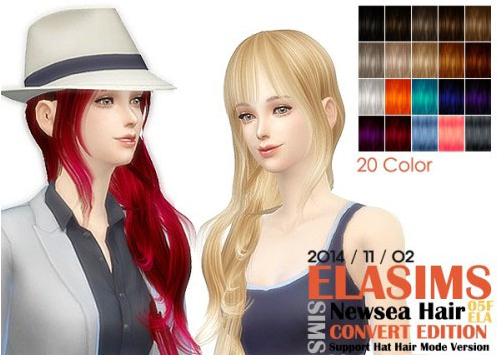 模拟人生4女性淑女长卷发MOD下载