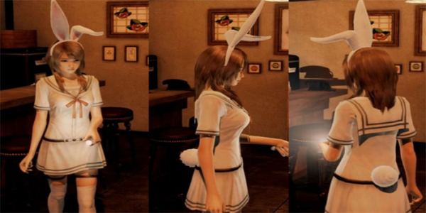 零濡鸦之巫女夕莉可爱白兔服装MOD下载