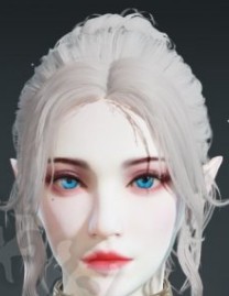 永劫无间明媚蓝眸银发红唇佳人捏脸MOD下载