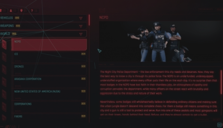 赛博朋克2077较小的菜单文本MOD下载