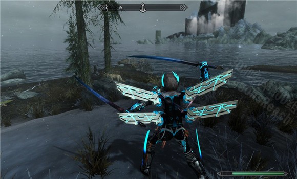 上古卷轴5重制版风鸣翼变身MOD下载 -上古卷轴5重制版变身装备MOD下载