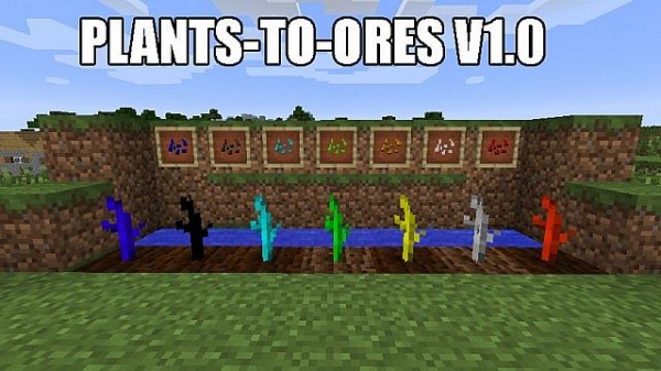 我的世界植物矿石mod下载 1.7.2/1.7.10-我的世界矿物栽种mod下载