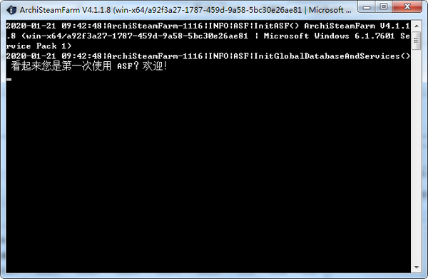 steam挂时长工具(ArchiSteamFarm)