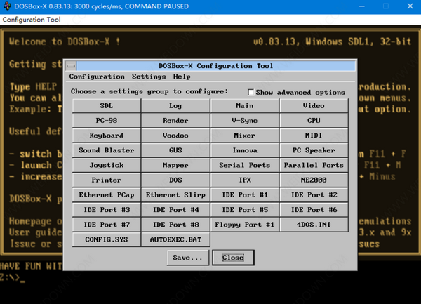 DOSBOX-X-DOSbox-X(DOS模拟器)下载 v0.83.15免费版