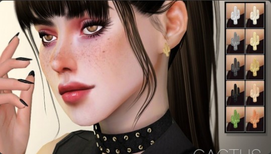 模拟人生4小型珍珠仙人掌耳环MOD下载