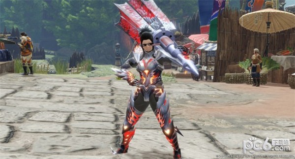 怪物猎人崛起表情包黑色像素风墨镜MOD下载