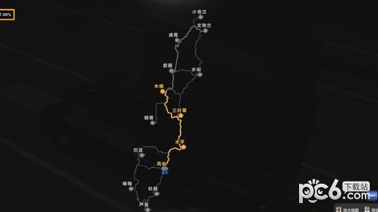 欧洲卡车模拟2自制简陋地图系列之日本001MOD下载