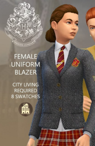 模拟人生4霍格女西装外套MOD下载